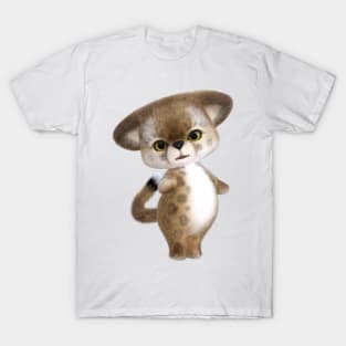 3D rendering of an adorable cheetah T-Shirt